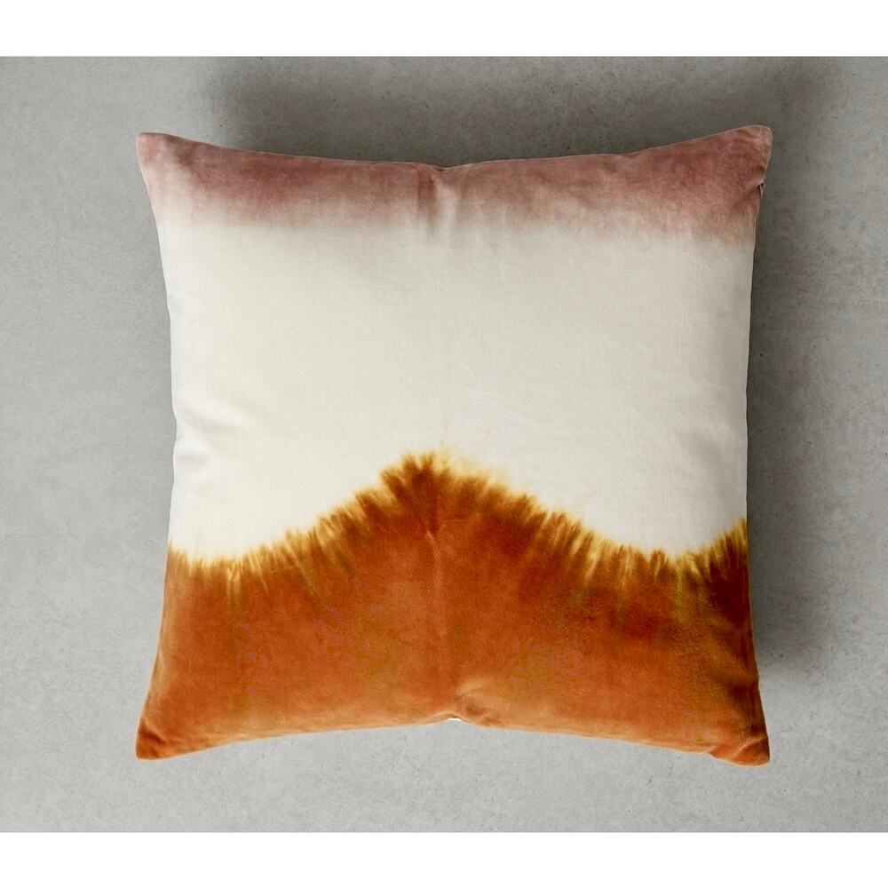 West Elm Dip Dye Pillow COVER ONLY Qty 2 - Picture 3 of 10